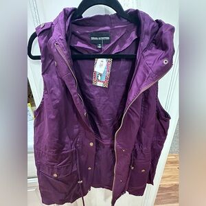 Zenana Outfitters Women's Deep Purple Vest